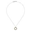 Gabriel & Co. Bujukan Two-Tone Rope Pendant Necklace