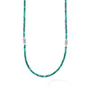 Lagos Malachite & Sterling Silver Station Necklace