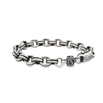 William Henry "Crete" Sterling Silver Link Bracelet