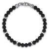 Gabriel & Co. Sterling Silver & Black Titanium Bead Bracelet