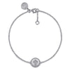 Gabriel & Co. Sterling Silver Diamond Bujukan Cross Bracelet