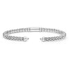 Lagos Two-Tone Medium Diamond Station Mini Versa Torque Bracelet 3mm