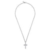 Gabriel & Co. Sterling Silver Geometric Cross Pendant