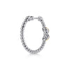 Gabriel & Co. Infinity" Two-Tone Bujukan Infinity Classic Hoop Earrings