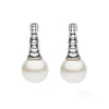 Lagos Sterling Silver 11mm Pearl Drop Huggie Earrings
