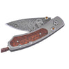 William Henry "Slither" Titanium with Snakewood Folding Pocket Knife