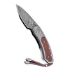William Henry "Slither" Titanium with Snakewood Folding Pocket Knife