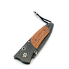 William Henry "Pappy Reserve" Damascus Steel and Wood Pocket Knife