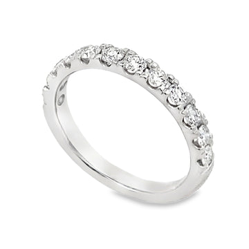 14K White Gold  3/4 Carat Lab Grown Diamond Anniversary Band