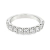 14K White Gold 10-Stone Lab Grown Diamond Anniversary Band