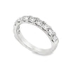 14K White Gold 10-Stone Lab Grown Diamond Anniversary Band