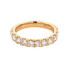 14K Yellow Gold 11-Stone Lab Grown Diamond Anniversary Band
