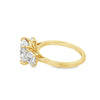 14K Yellow Gold 3-Stone Cushion Lab Grown Diamond Engagement Ring