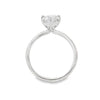 14K White Gold 2-Carat Pear Lab Grown Diamond Engagement Ring