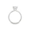 14K White Gold 2-Carat Radiant Cut Lab Grown Diamond Solitaire Engagement Ring