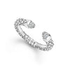 Lagos Sterling Silver Diamond Mini Versa Stacking Ring
