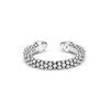 Lagos Sterling Silver Diamond Mini Versa Stacking Ring