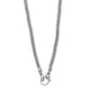 Lagos Two-Tone Black Ceramic Caviar Diamond Necklace