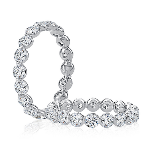 A. Jaffe 14K White Gold Shared-Prong Diamond Eternity Band