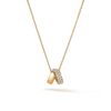 Hearts On Fire 18K Yellow Gold Inside Out Rondel Diamond Pendant