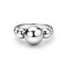Lagos Sterling Silver Caviar Bubbly Graduated Ring