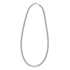 Lagos Sterling Silver & 18K Caviar Lux Diamond Center Rope Necklace