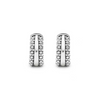 Lagos Sterling Silver Caviar Beaded Wide Huggies