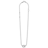 Lagos Sterling Silver Interlocking Diamond Pendant Necklace