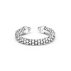 Lagos Sterling Silver Caviar Mini Versa Stacking Ring