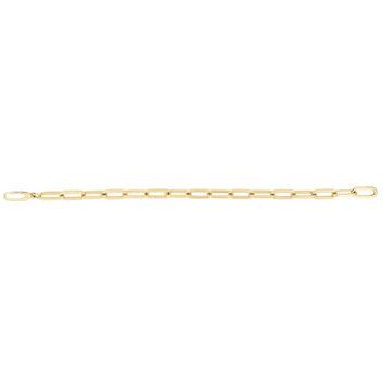 Roberto Coin 18K Yellow Gold Designer Squared Paperclip Bracelet