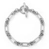 Lagos Petite Sterling Silver 6mm Caviar Link Bracelet