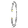 Lagos Two-Tone Mini Versa Torque Bracelet 3mm