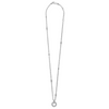 Lagos Sterling Silver Caviar Spark Diamond Circle Pendant Necklace