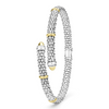 Lagos Two-Tone Caviar Versa Bypass 5mm Bracelet