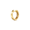 Gabriel & Co.14K Yellow Gold Diamond and Half Cube Huggie Earrings