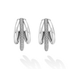 Lagos Sterling Silver Three Hoop Huggie Earrings
