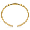 Gabriel & Co 14K Yellow Gold Diamond Cuff Bangle