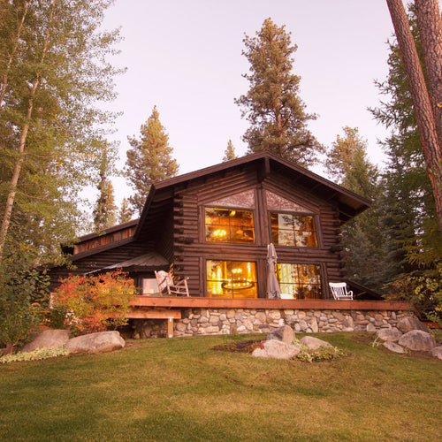Cabin out in the woods
