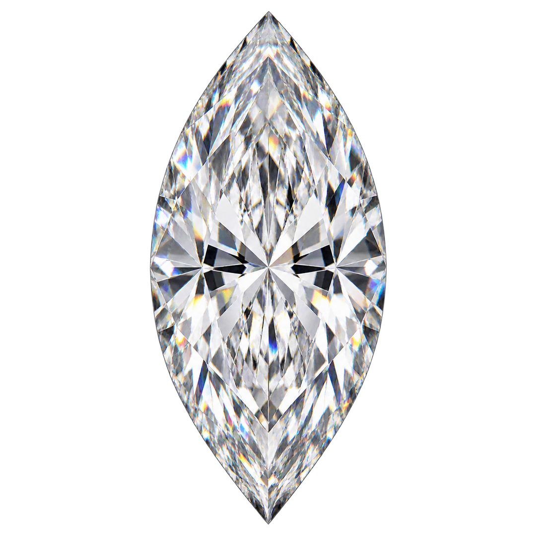 Pear Pave 08 with 1.50 ct. Marquise Natural Diamond