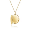 Gabriel & Co 14K Yellow Gold Twisted Rope Frame Oval Locket Necklace