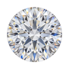 14K Two-Tone Hidden Halo Engagement Ring Setting with 2.86 ct. Round Lab-grown Diamond