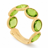 Marco Bicego 18K Yellow Gold "Jaipur" Bezel-Set Peridot Ring