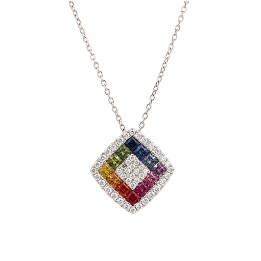 Colored Stone Necklace