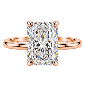Cathedral Solitaire 05 with 1.50 ct. Radiant Natural Diamond