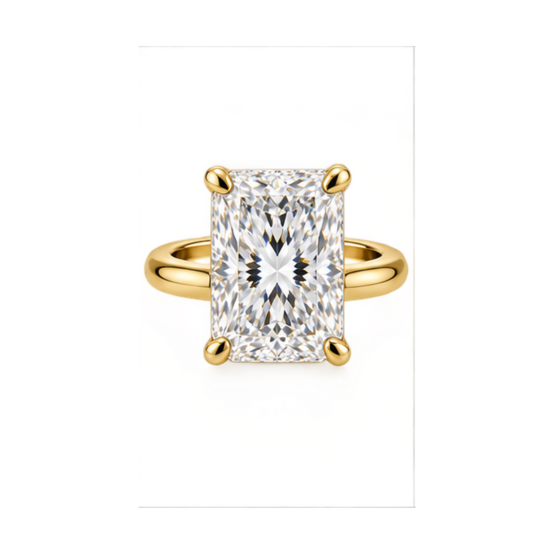 Oval Halo 05 with 1.00 ct. Radiant Natural Diamond