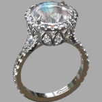 Custom Ring at Roman Jewelers - casting