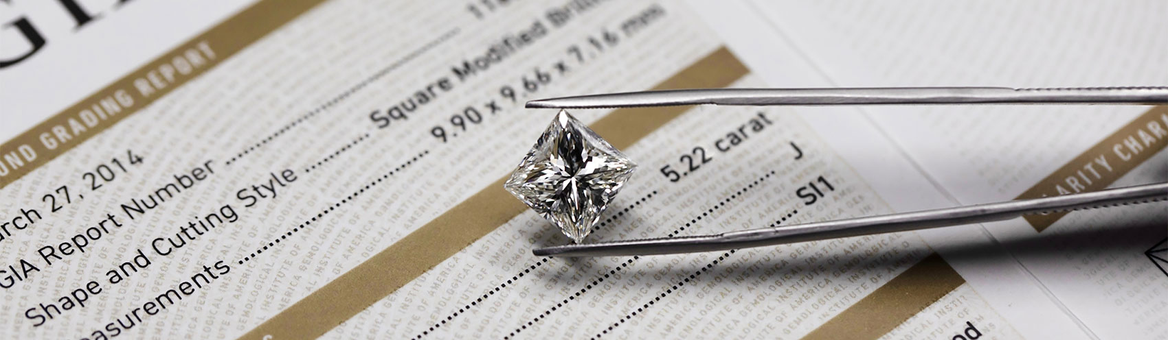 Certified loose diamonds