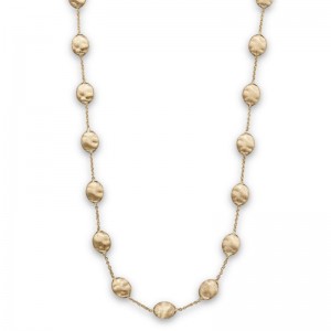 Marco Bicego 18K Yellow Gold Siviglia Collection Large Bead Short Necklace