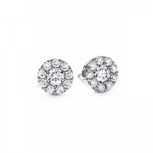 Hearts on Fire 18K White Gold Fulfillment Stud Earrings