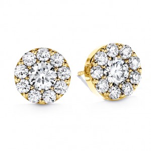 Hearts on Fire 18K White Gold Fulfillment Stud Earrings